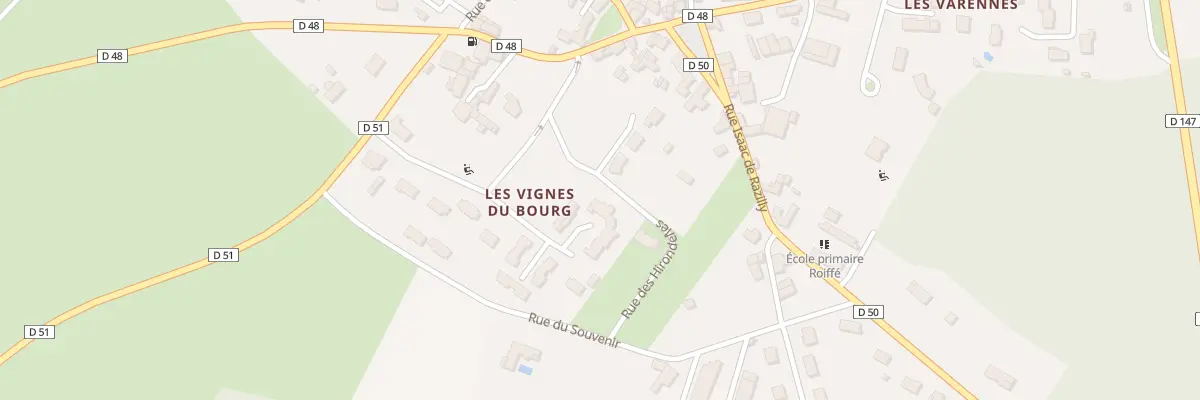 Plan du 7 Rue des Mésanges à Roiffé