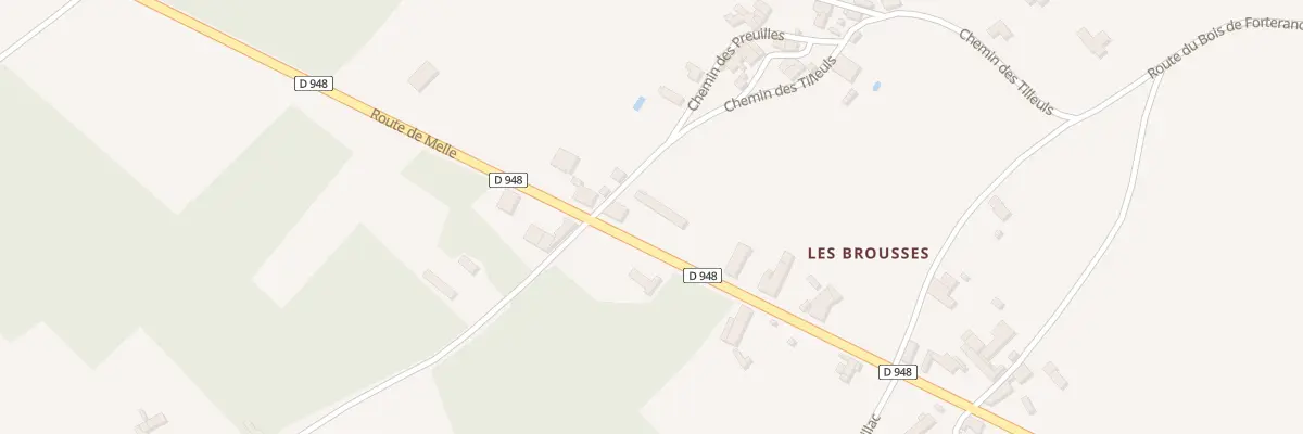 Plan du 3 Rte de Melle à Mairé-Levescault