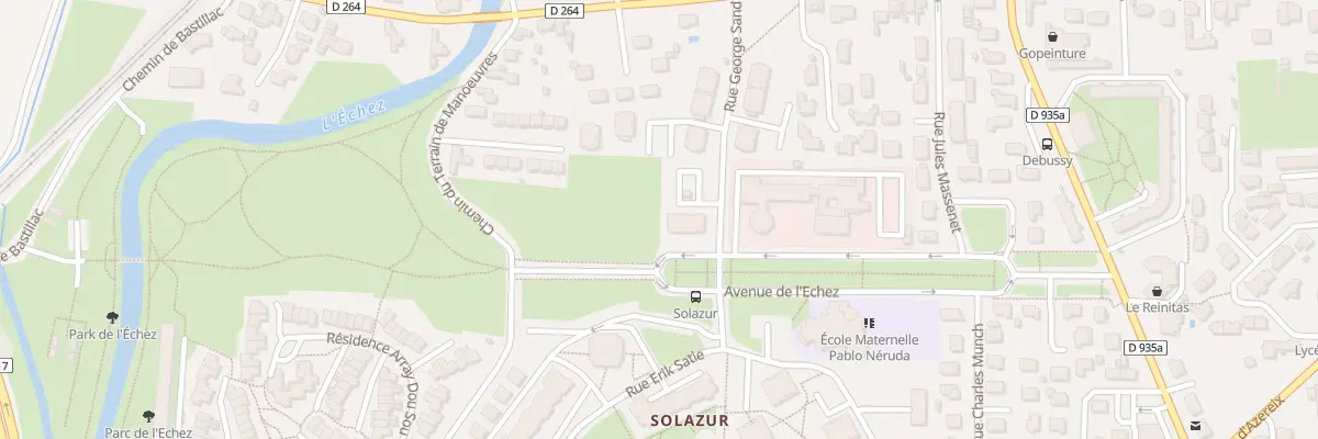 Plan du 12 Av de l’Echez à Tarbes