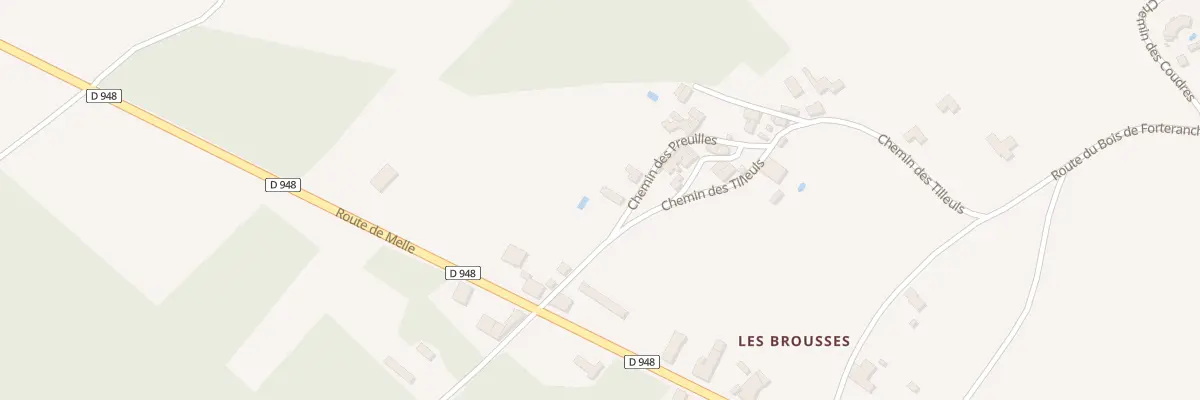 Plan du 1 Chem des Preuilles à Mairé-Levescault