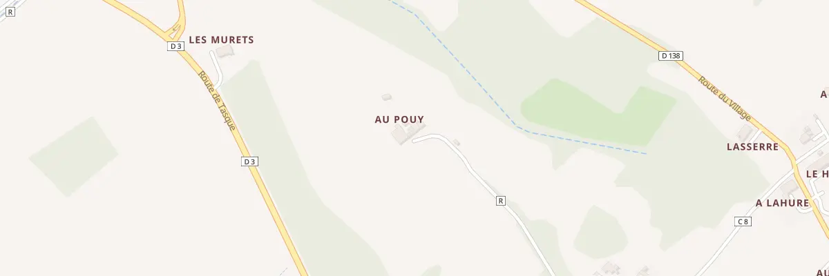 Plan du 5050 Au Pouy à Lasserrade