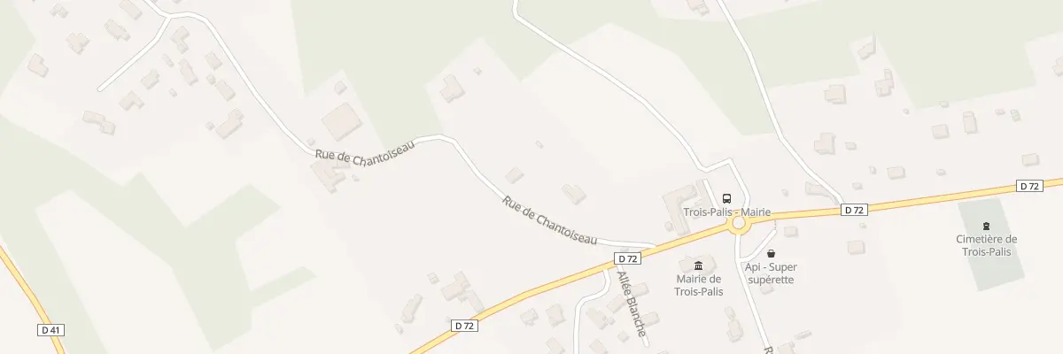 Plan du 5122 Rue de Chantoiseau à Trois-Palis