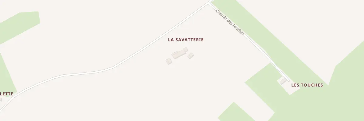 Plan du 2 La Savatterie à Ségrie