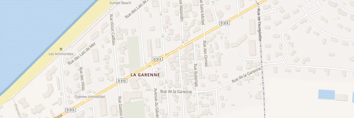 Plan du 2 Rue des Rosiers à Benerville-sur-Mer