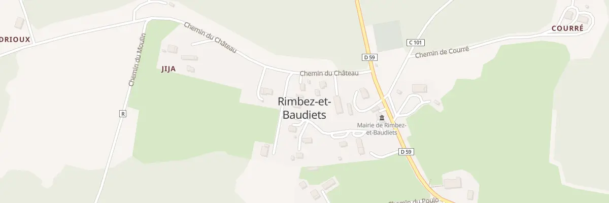 Plan du 52 Rimbez à Rimbez-et-Baudiets