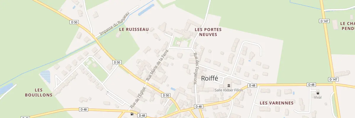 Plan du 5 Pl Jean Lemaire à Roiffé