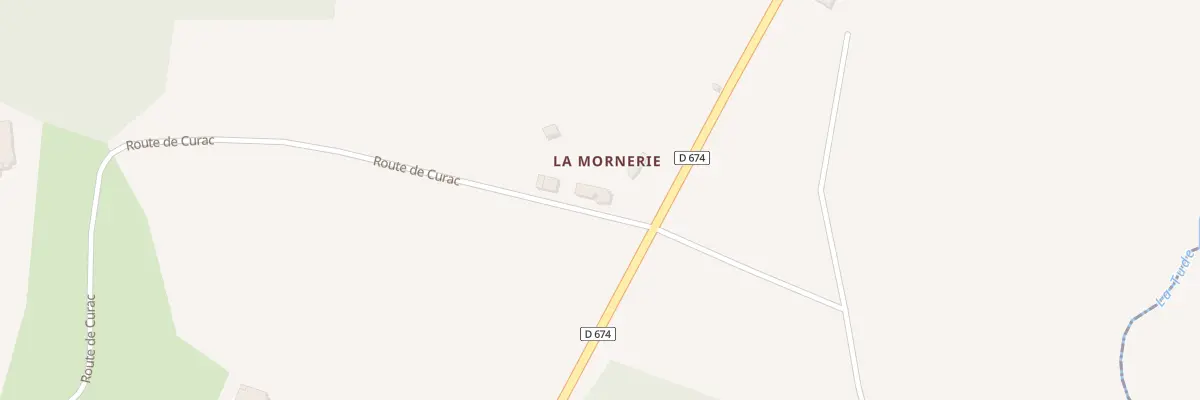 Plan du 4 Rte de Curac à Chalais