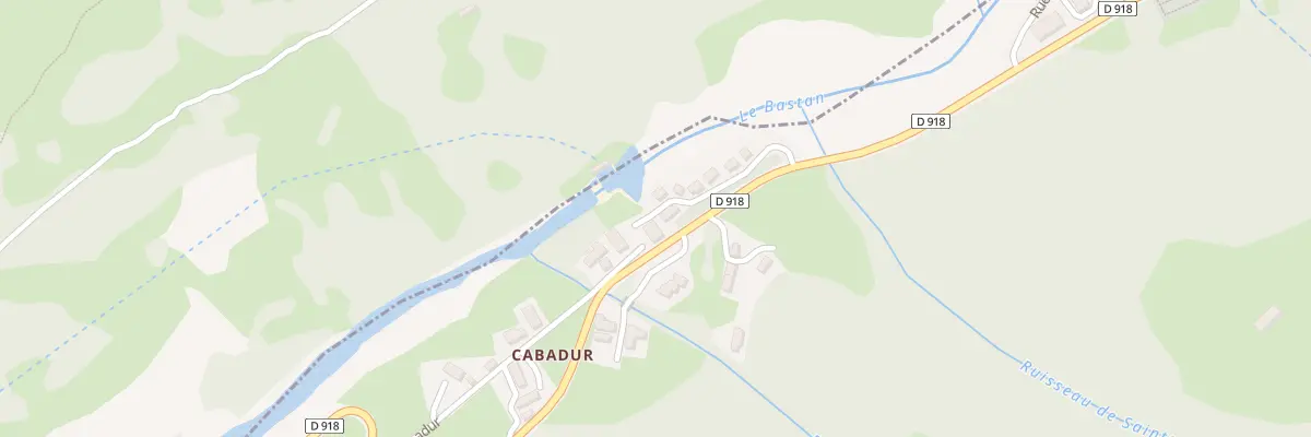 Plan du 20 Qua Cabadur à Barèges