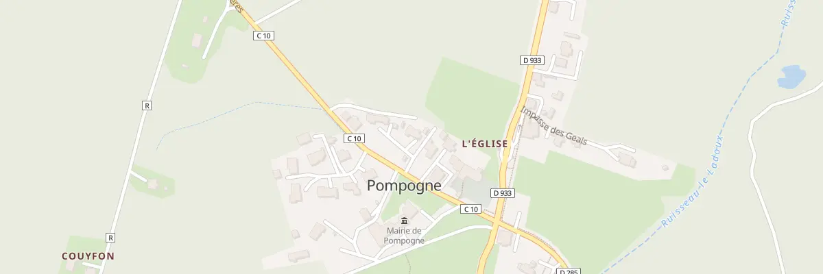 Plan du 153 L’Eglise à Pompogne
