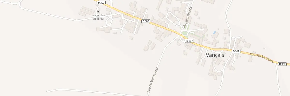 Plan du 4 Rue du Marronnier à Vançais