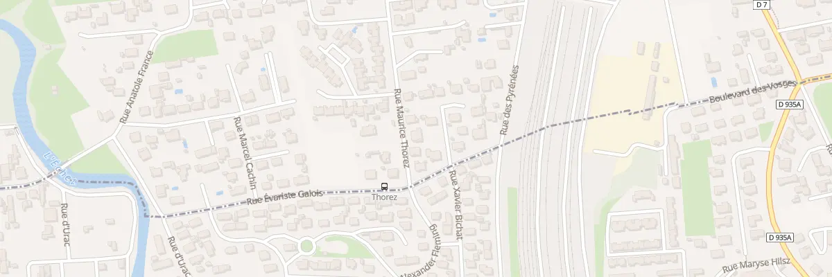 Plan du 4 Rue Maurice Thorez à Bordères-sur-l’Échez