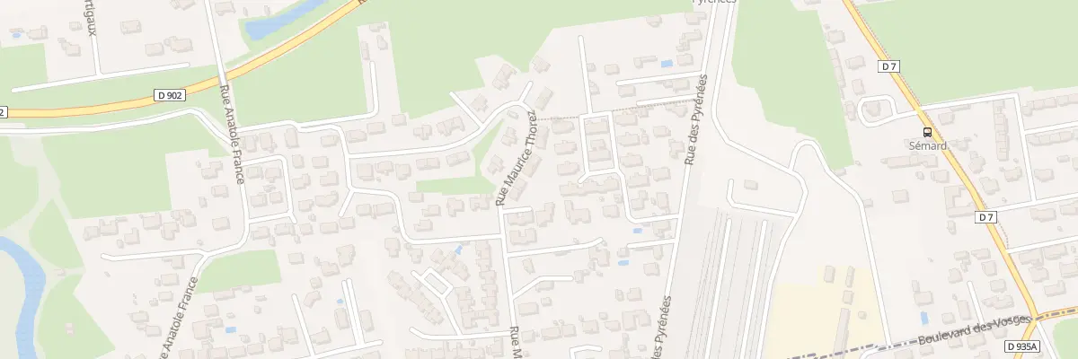 Plan du 22 Rue Maurice Thorez à Bordères-sur-l’Échez