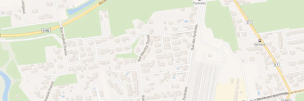 Plan du 24 Rue Maurice Thorez à Bordères-sur-l’Échez