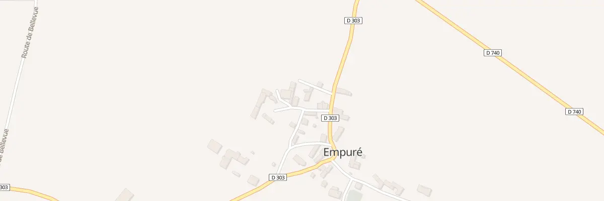 Plan du 2 Imp du Four à Pain à Empuré