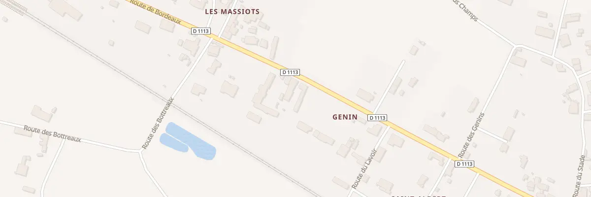Plan du 2043 Rte de Bordeaux à Lamothe-Landerron