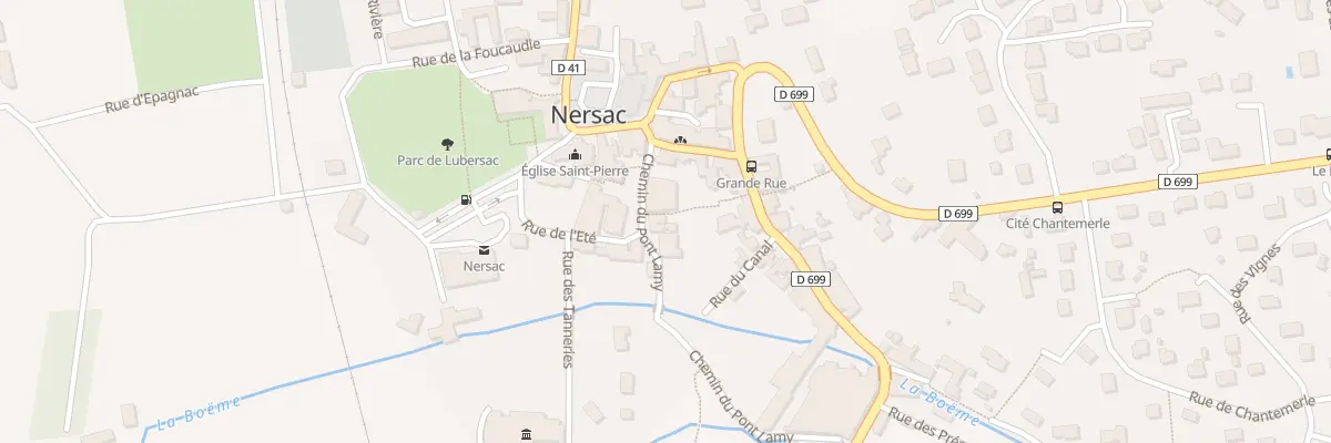 Plan du 8 Pas du Guet à Nersac