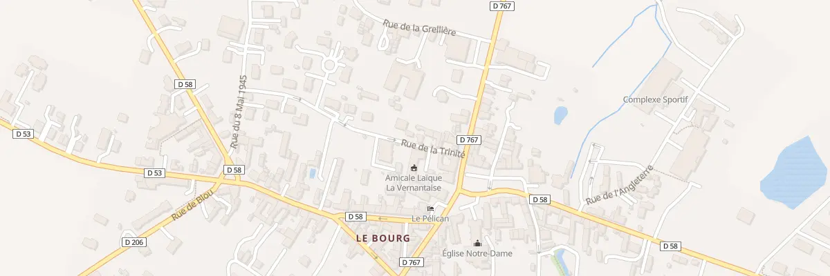 Plan du 12 Rue de la Trinité à Vernantes