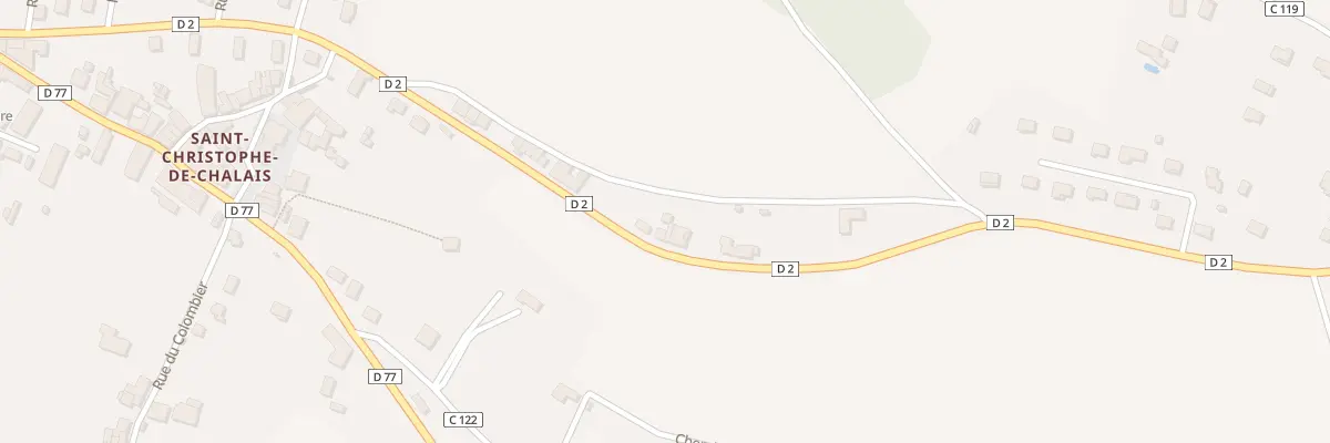 Plan du 41 Rte de Perigueux à Chalais