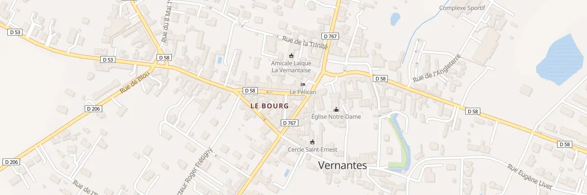 Plan du 5 Rue de Jalesnes à Vernantes