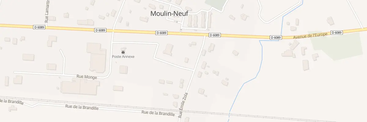 Plan du 4 Rue Emile Zola à Moulin-Neuf