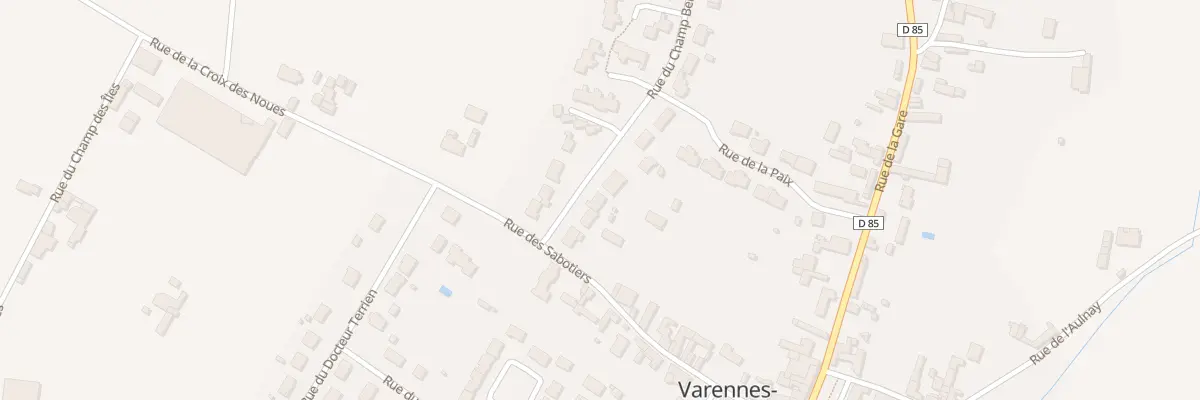 Plan du 6 Rue du Champ Bertain à Varennes-sur-Loire
