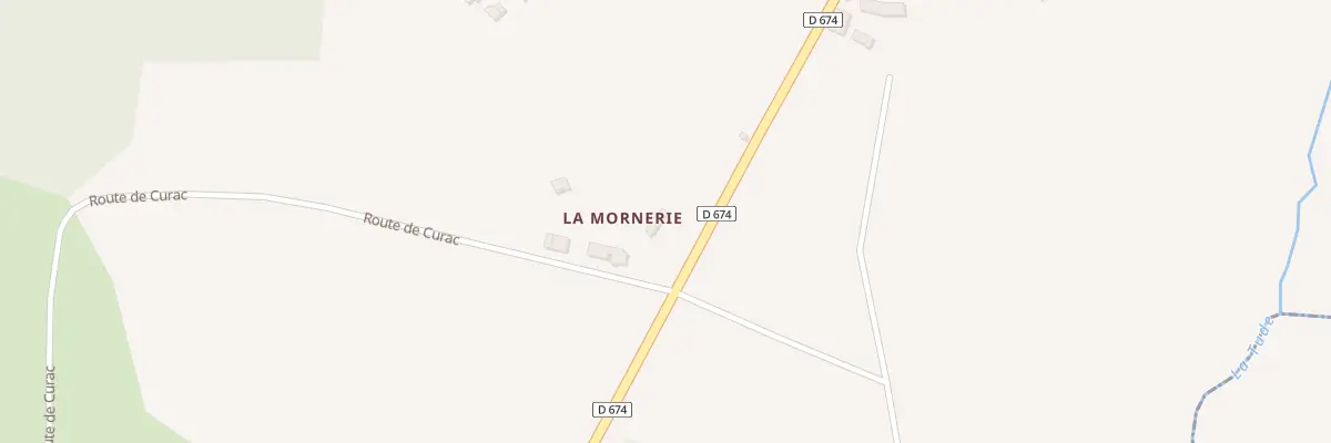 Plan du 2 Rte de Curac à Chalais