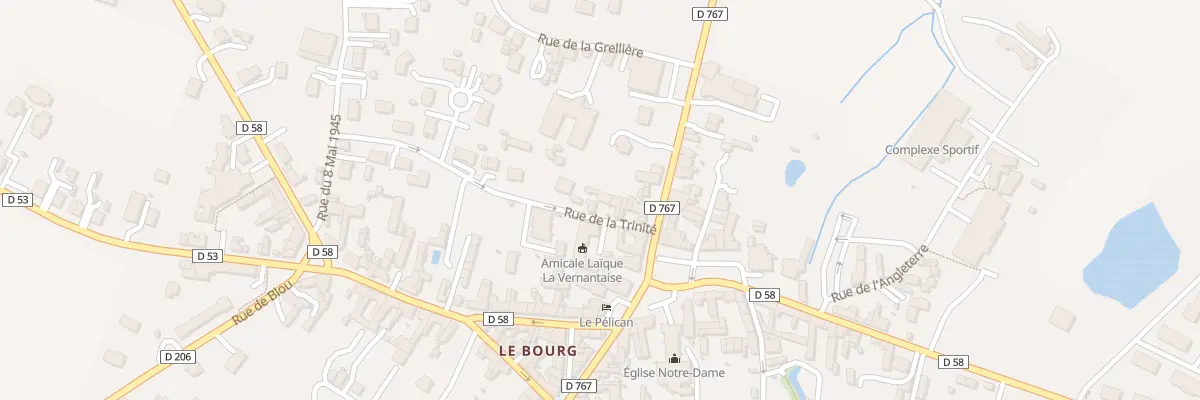 Plan du 10 Rue de la Trinité à Vernantes