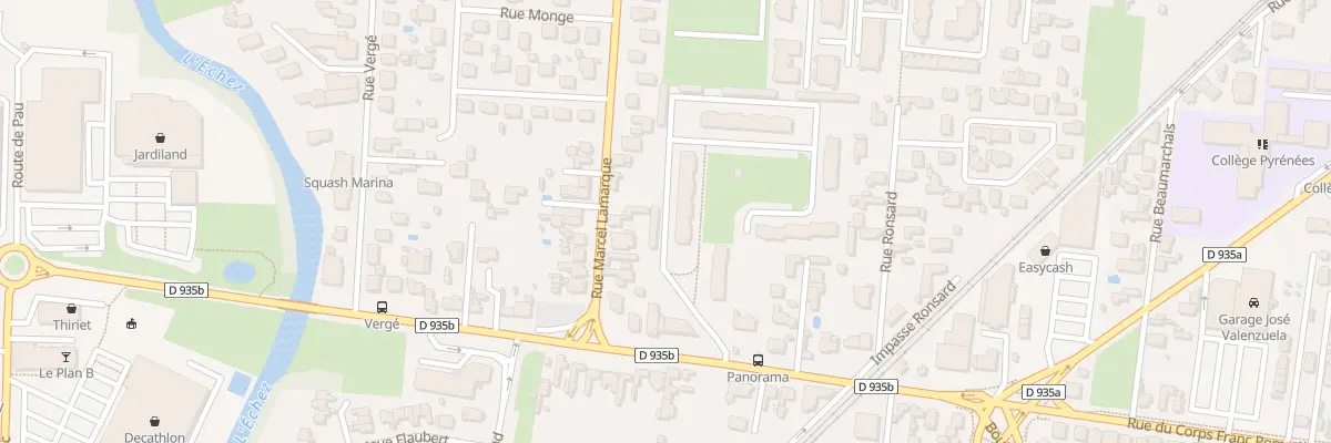 Plan du 108B Rue Corps Franc Pommies à Tarbes
