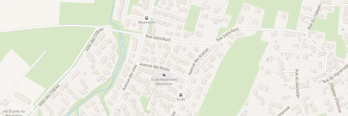 Plan du 5536 Le Bouscarou à Odos