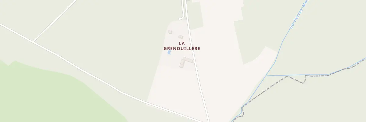 Plan du 1 La Grenouillère à Roiffé