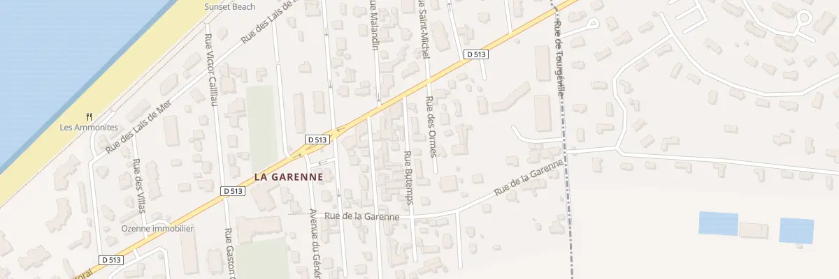 Plan du 13 Av du Littoral à Benerville-sur-Mer