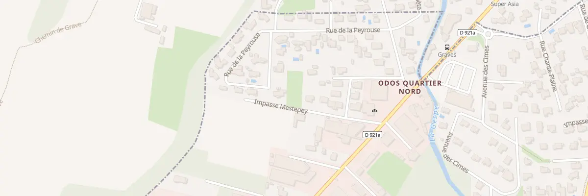 Plan du 8 Imp Mestepey à Odos