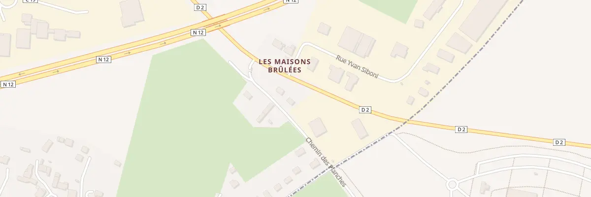 Plan du 2T Maison Brulee à Lonrai