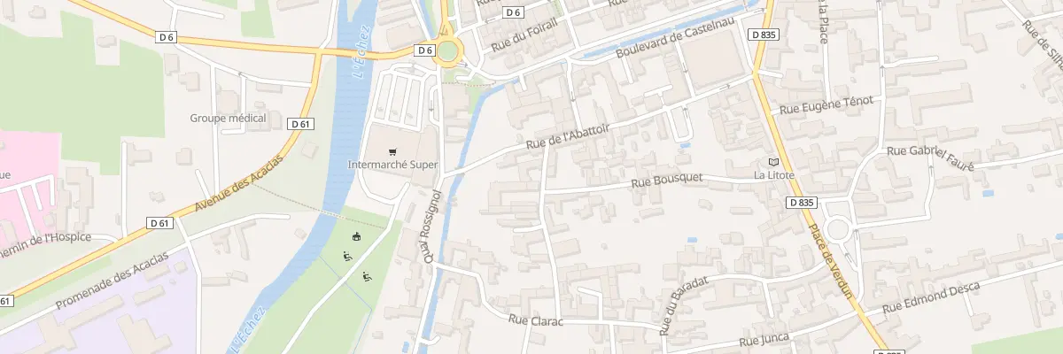 Plan du 4 Rue des Pêcheurs à Vic-en-Bigorre