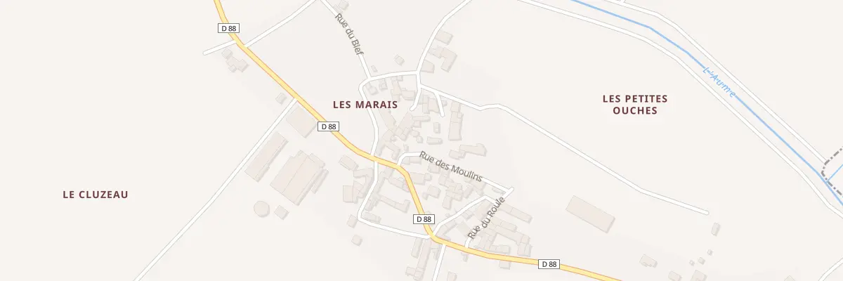 Plan du 3 Rue des Moulins à Ambérac