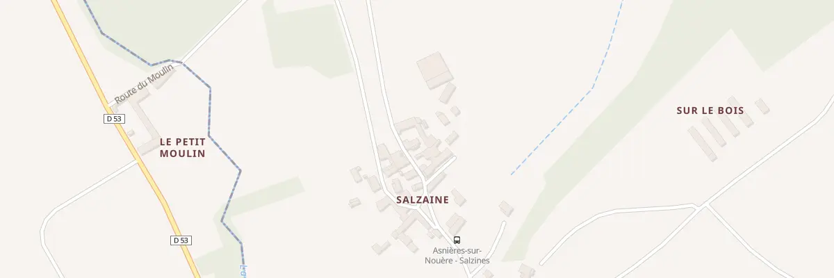 Plan du 5064 Salzine à Asnières-sur-Nouère