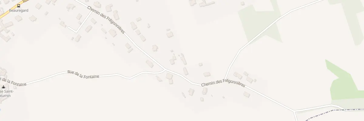 Plan du 27 Che des Frégonnières à Saint-Saturnin