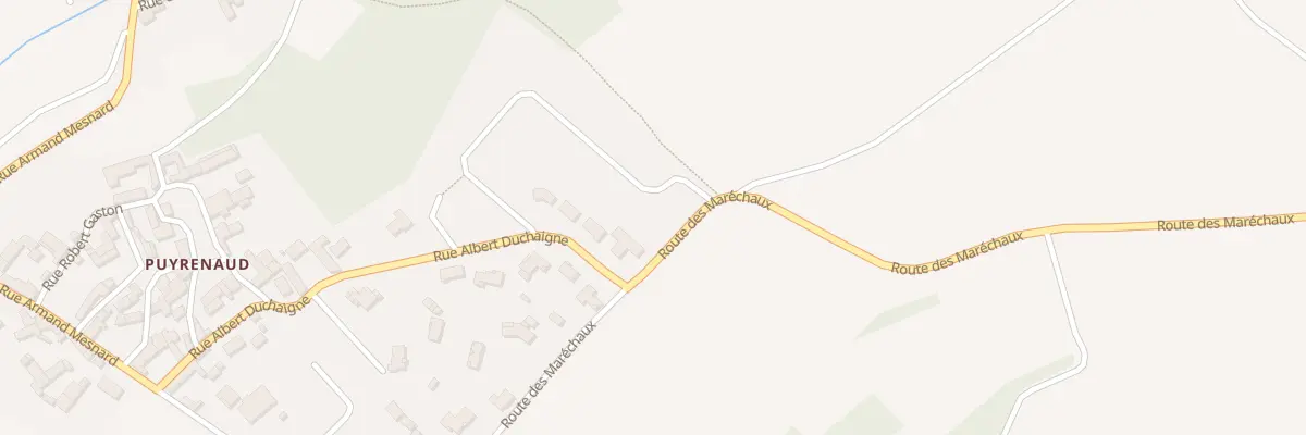 Plan du 3 Puyrenaud à Asnières-sur-Nouère