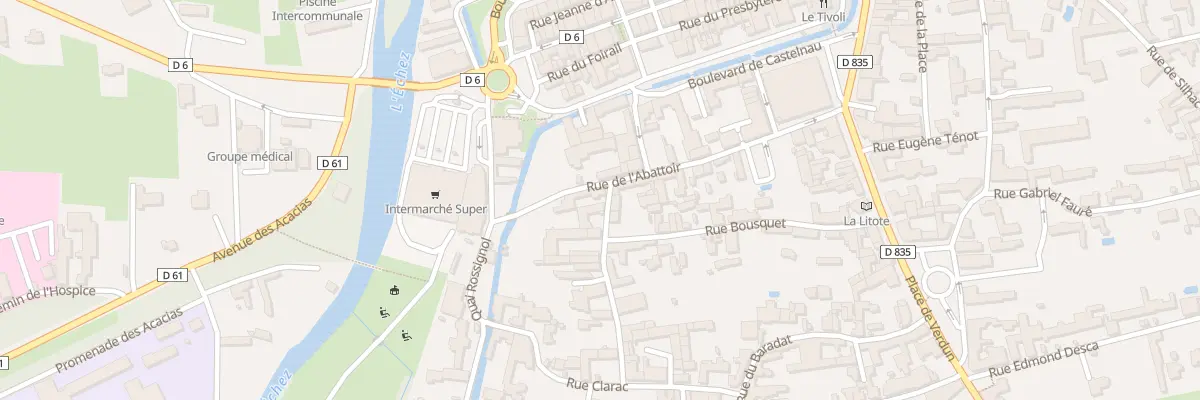 Plan du 2 Rue des Pêcheurs à Vic-en-Bigorre