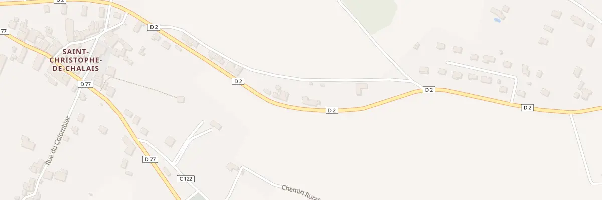 Plan du 47 Rte de Perigueux à Chalais