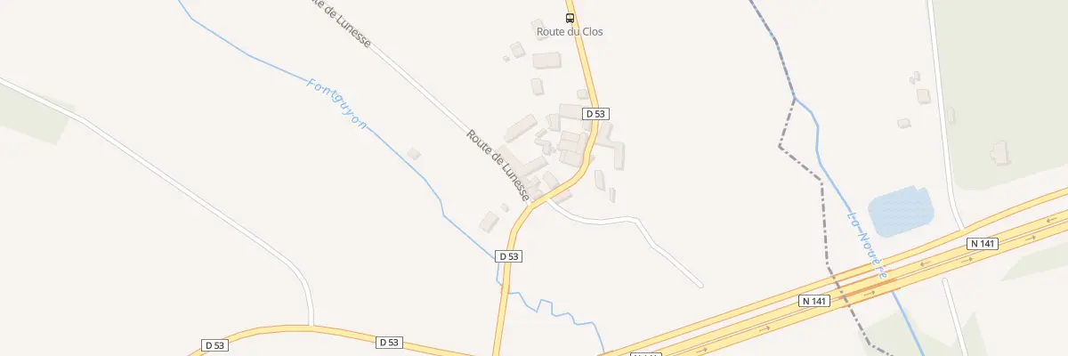 Plan du 5193 Rte de Lunesse à Saint-Saturnin
