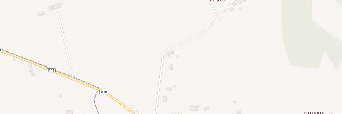 Plan du 121 Le Bos à Juillac