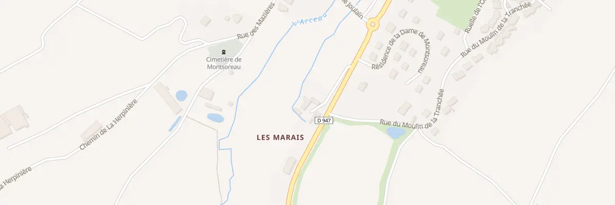 Plan du 32 Rue des Abbesses à Montsoreau