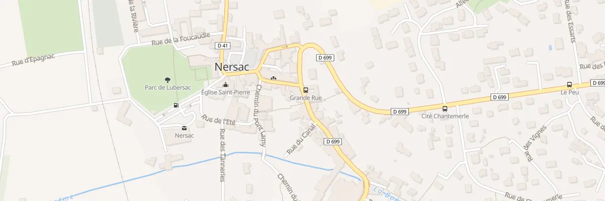 Plan du 4 Grande Rue à Nersac