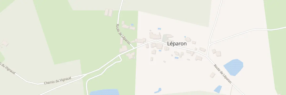 Plan du 216B Leparon Sud à La Roche-Chalais