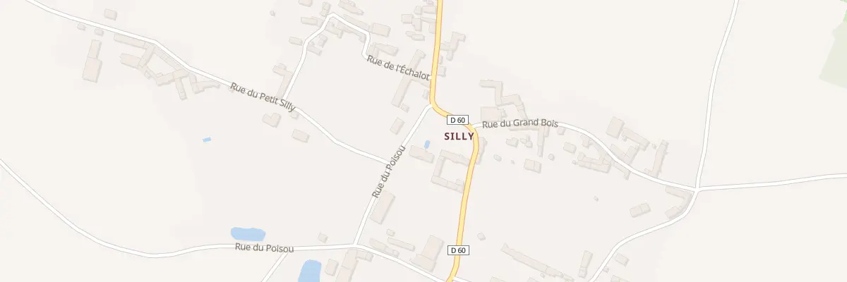 Plan du 1 Rue du Poisou à Mouterre-Silly