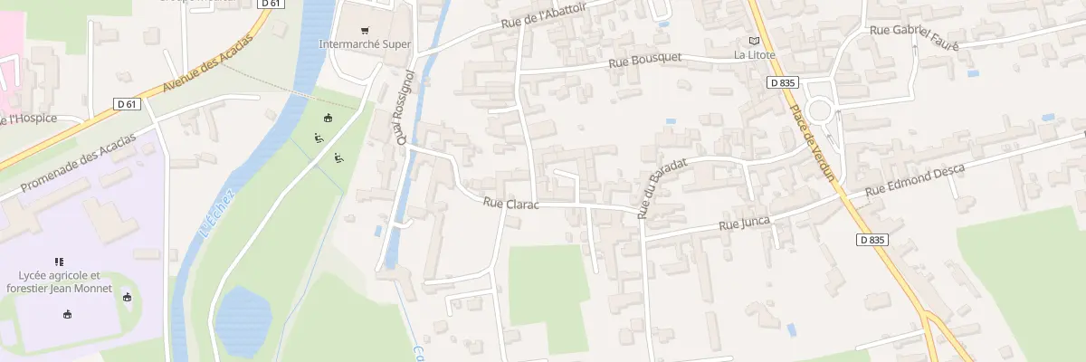 Plan du 11 Rue des Pêcheurs à Vic-en-Bigorre