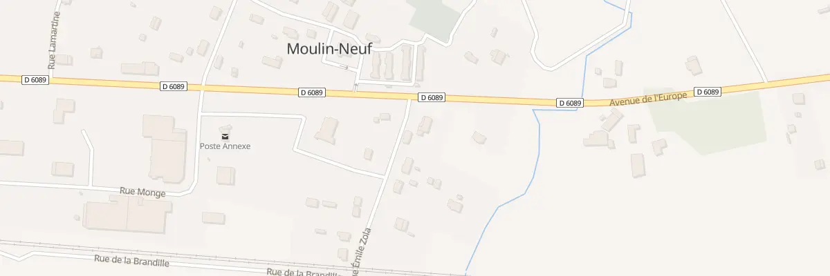 Plan du 3 Rue Emile Zola à Moulin-Neuf