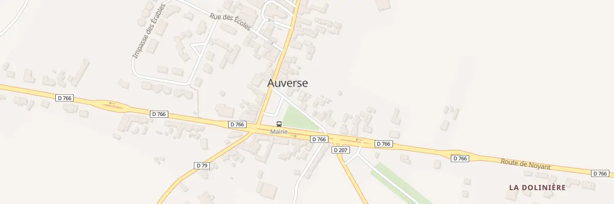 Plan du 12 Pl de la Mairie d’Auverse à Noyant-Villages