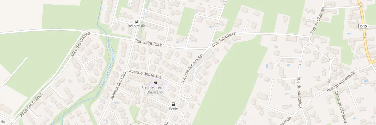 Plan du 5541 Le Bouscarou à Odos